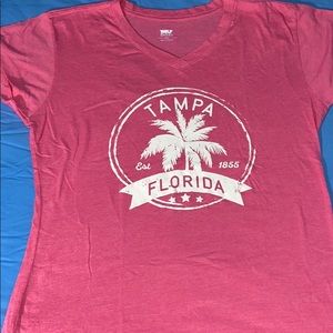 Tampa Florida v-neck tee